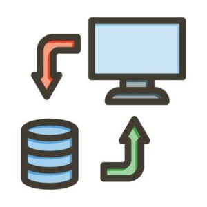 data-transfer-thick-line-filled-colors-icon-for-personal-and-commercial-use-free-vector